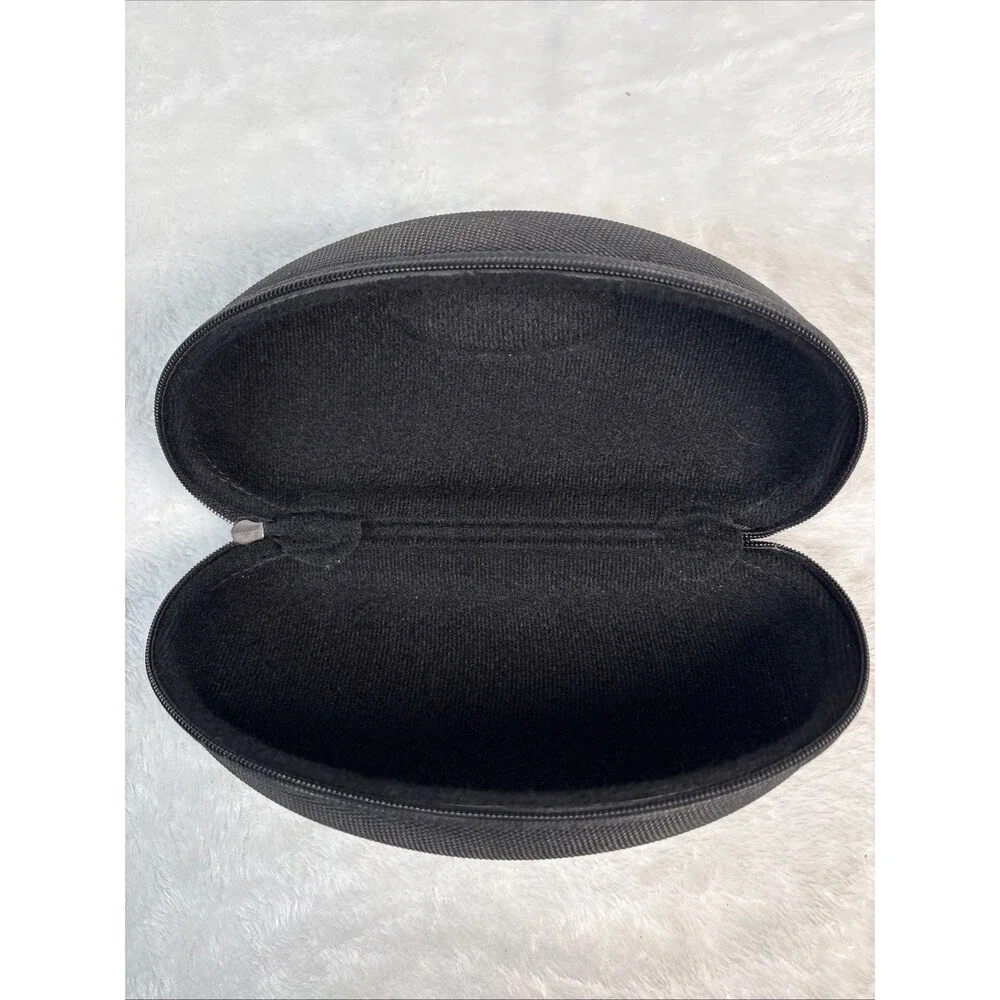 Oakley Hard Sunglasses Case W/Zipper Black w/ Grey Logo Eyewear Protector